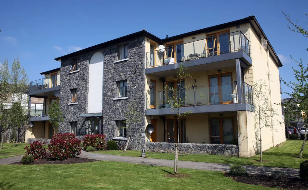 Marlborough Apartments, Kilcock — stone elevations, balconies and landscaped gardens